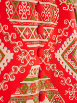 1960's Printed Silk Dress Dress arcadeshops.com