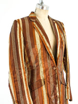 Lurex Stripe Equestrian Jacket Jacket arcadeshops.com
