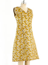 Metallic Gold and Silver Brocade Dress Dress arcadeshops.com