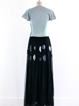 1940's Polka Dot Evening Dress Dress arcadeshops.com