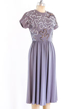 1940's Soutache Sequin Dress Dress arcadeshops.com