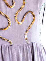 1940's Soutache Sequin Dress Dress arcadeshops.com