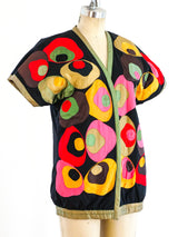 Reversible Floral Art To Wear Jacket Jacket arcadeshops.com