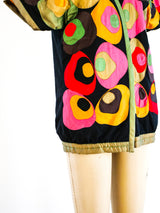 Reversible Floral Art To Wear Jacket Jacket arcadeshops.com