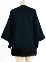 Pierre Cardin Carwash Fringed Jacket with Mink Trim Jacket arcadeshops.com