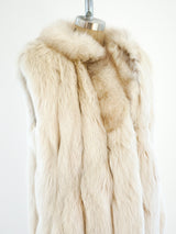 Fox Fur Sleeveless Jacket Jacket arcadeshops.com