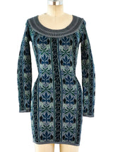1990 Alaia Knit Mini Dress Dress arcadeshops.com