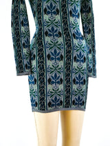 1990 Alaia Knit Mini Dress Dress arcadeshops.com