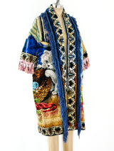 Kitten Fringed Tapestry Carpet Coat Jacket arcadeshops.com
