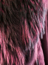 Gianfranco Ferre Suede and Fox Fur Coat Jacket arcadeshops.com
