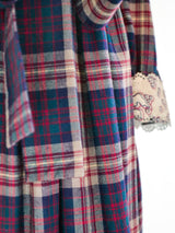 Zandra Rhodes Plaid Ruffle Dress Dress arcadeshops.com
