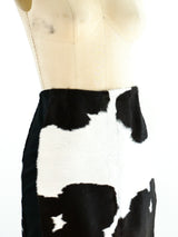 Tom Ford Cow Print Ponyhair Skirt Skirt arcadeshops.com
