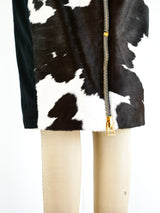 Tom Ford Cow Print Ponyhair Skirt Skirt arcadeshops.com