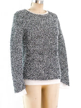 Comme des Garcons Silver Tinsel Sweater Top arcadeshops.com