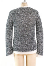 Comme des Garcons Silver Tinsel Sweater Top arcadeshops.com