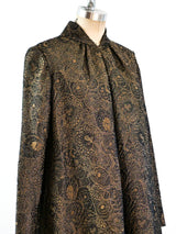 Pauline Trigere Gunmetal Trapeze Dress Dress arcadeshops.com
