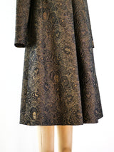 Pauline Trigere Gunmetal Trapeze Dress Dress arcadeshops.com