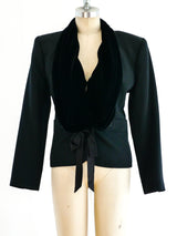 Yves Saint Laurent Shawl Collar Jacket Jacket arcadeshops.com