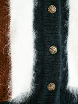 Angora Striped Cardigan Jacket arcadeshops.com