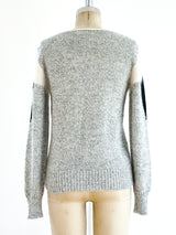 Argyle Angora Sweater Top arcadeshops.com