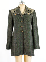 Christian Lacroix Metallic Babydoll Jacket Jacket arcadeshops.com