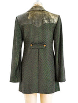 Christian Lacroix Metallic Babydoll Jacket Jacket arcadeshops.com