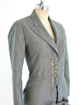 Alaia Glen Plaid Romper Suit arcadeshops.com