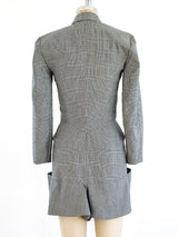 Alaia Glen Plaid Romper Suit arcadeshops.com