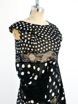 Junya Watanabe Polka Dot Chiffon Mini Dress Dress arcadeshops.com