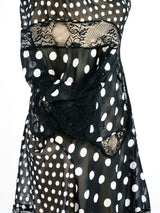 Junya Watanabe Polka Dot Chiffon Mini Dress Dress arcadeshops.com
