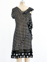 Junya Watanabe Polka Dot Chiffon Mini Dress Dress arcadeshops.com