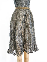 Mary McFadden Embellished Metallic Dress Dress arcadeshops.com