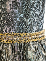 Mary McFadden Embellished Metallic Dress Dress arcadeshops.com