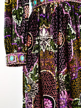 Jeweled Floral Maxi Dress Dress arcadeshops.com