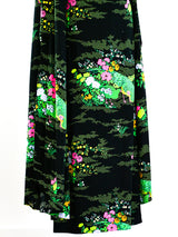 Mr Blackwell Split Sleeve Embellished Jersey Gown Dress arcadeshops.com