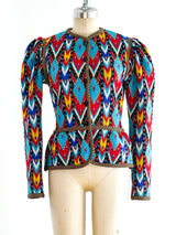 Yves Saint Laurent Ikat Knit Jacket Jacket arcadeshops.com