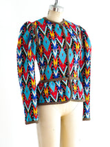 Yves Saint Laurent Ikat Knit Jacket Jacket arcadeshops.com