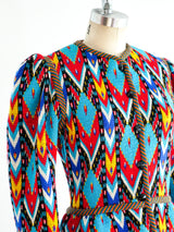 Yves Saint Laurent Ikat Knit Jacket Jacket arcadeshops.com