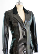 Yves Saint Laurent Fringed Leather Jacket Jacket arcadeshops.com