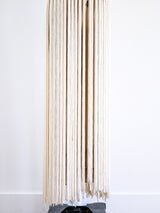 Ivory Crochet Fringed Vest Jacket arcadeshops.com