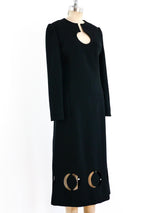 Pierre Cardin Cutout Midi Dress Dress arcadeshops.com