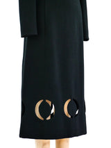 Pierre Cardin Cutout Midi Dress Dress arcadeshops.com
