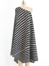 Issey Miyake Printed One Shoulder Dress Dress arcadeshops.com