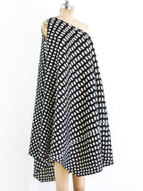 Issey Miyake Printed One Shoulder Dress Dress arcadeshops.com