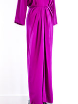 Yves Saint Laurent Amethyst Gown Dress arcadeshops.com
