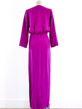Yves Saint Laurent Amethyst Gown Dress arcadeshops.com