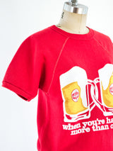 Schaefer Beer Mug Graphic Sweatshirt T-shirt arcadeshops.com