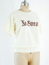 No Sweat Graphic Sweatshirt T-shirt arcadeshops.com