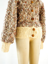 Boucle Knit Cardigan Jacket arcadeshops.com