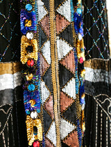 Bead and Sequin Embellished Duster Jacket arcadeshops.com